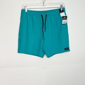 O' Neill Mens Lennox Hermosa Solid Swim Trunks Size Large